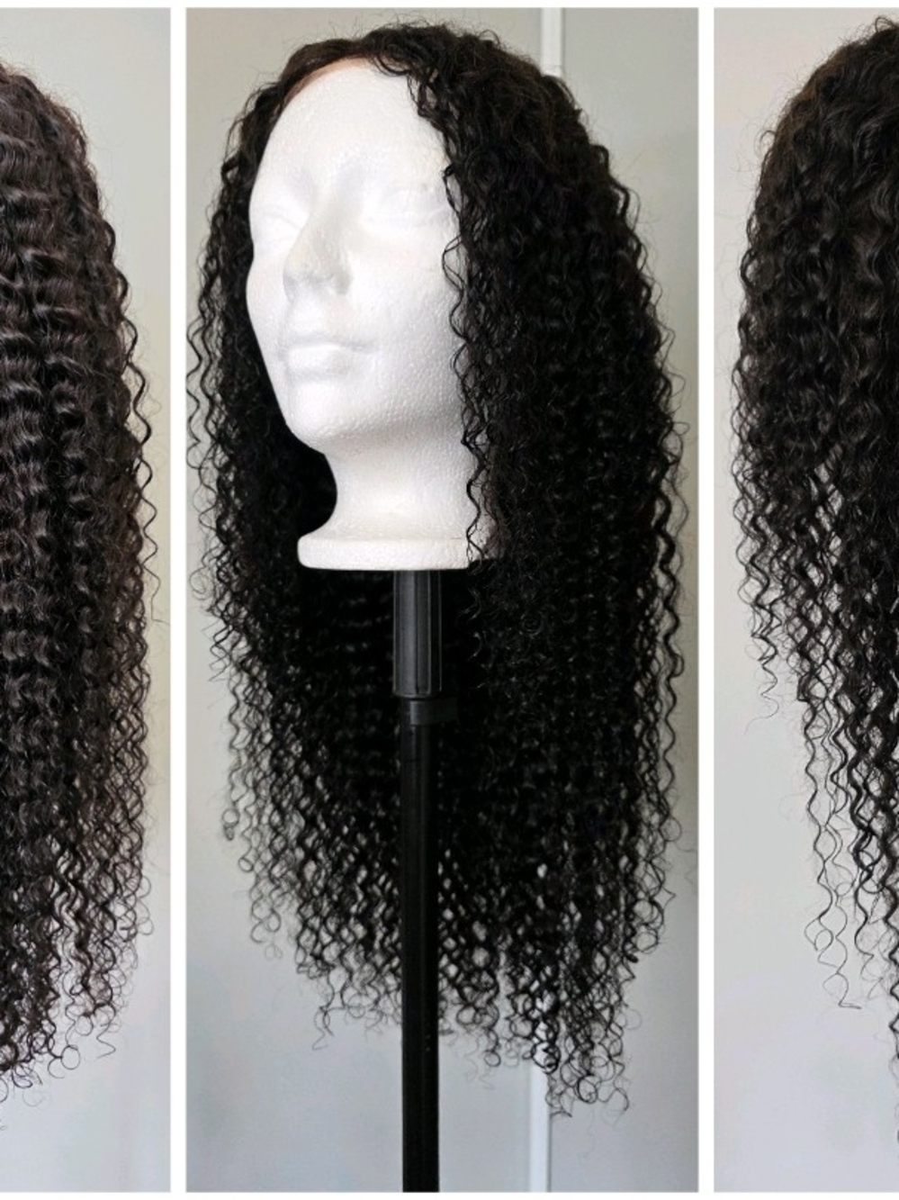 FRONT LACE CURLY HUMAN HAIR WIG